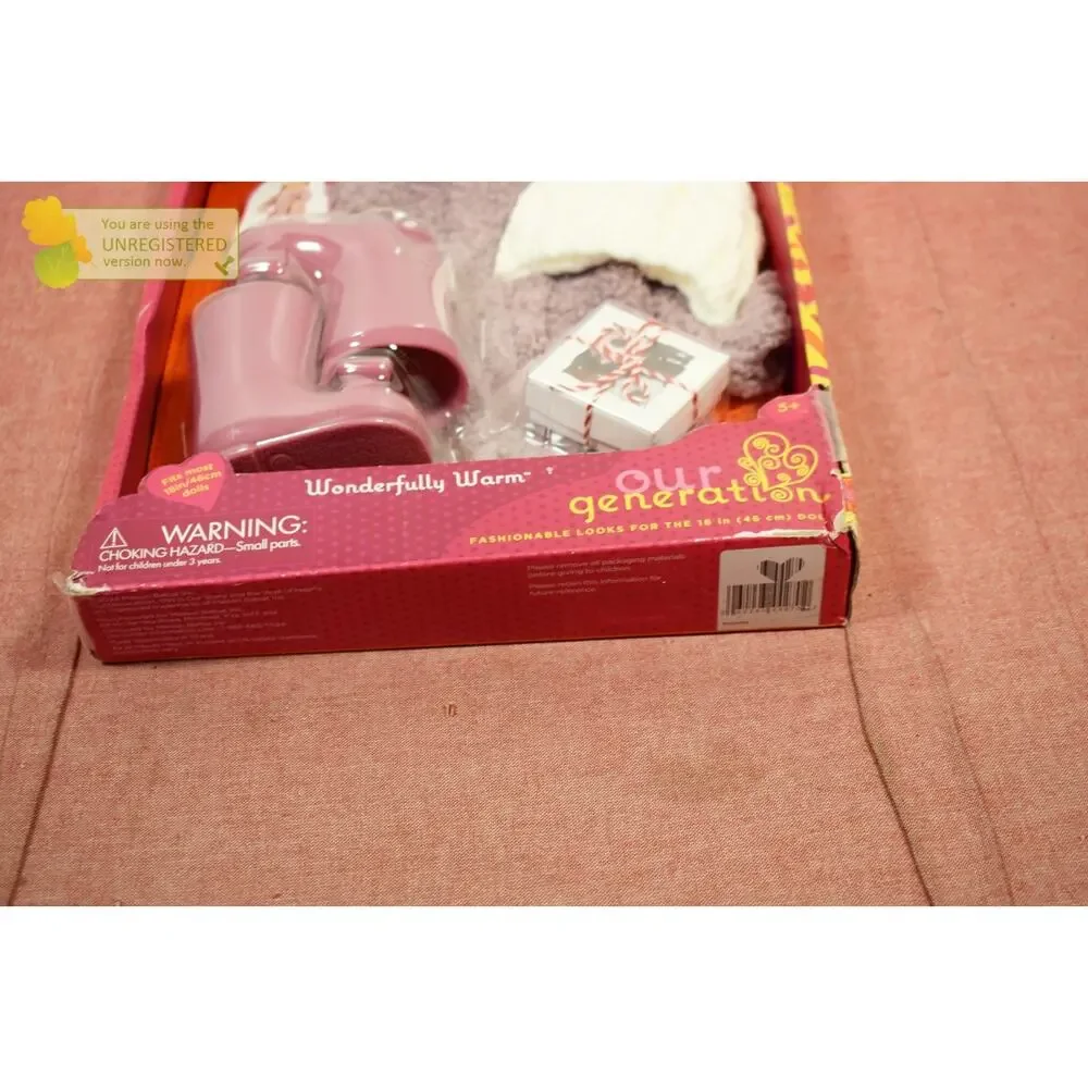 Our Generation Wonderfully Warm Fashion Outfit & Treat Box for 18